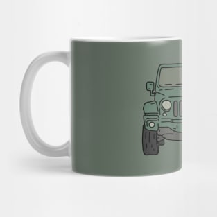 offroad car Mug